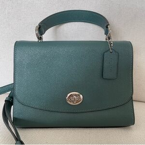 Coach Green Leather Women's Bag
